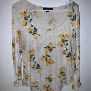 Lemon Polka Dot BodySuit